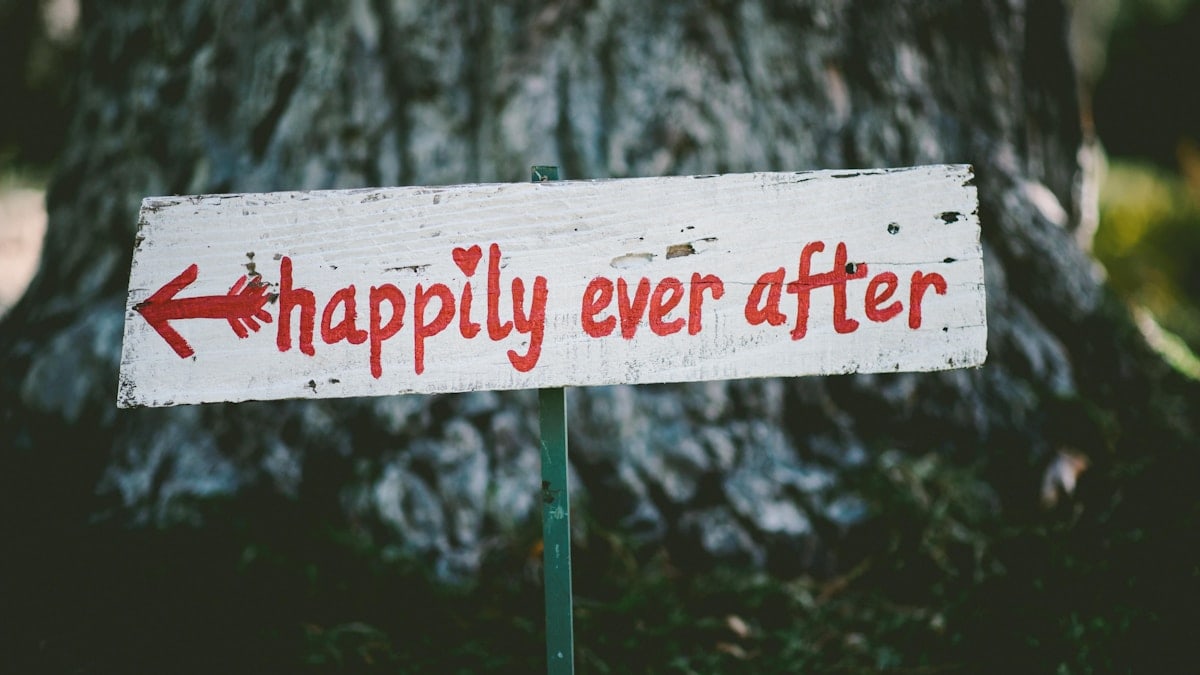 Happily ever after sign